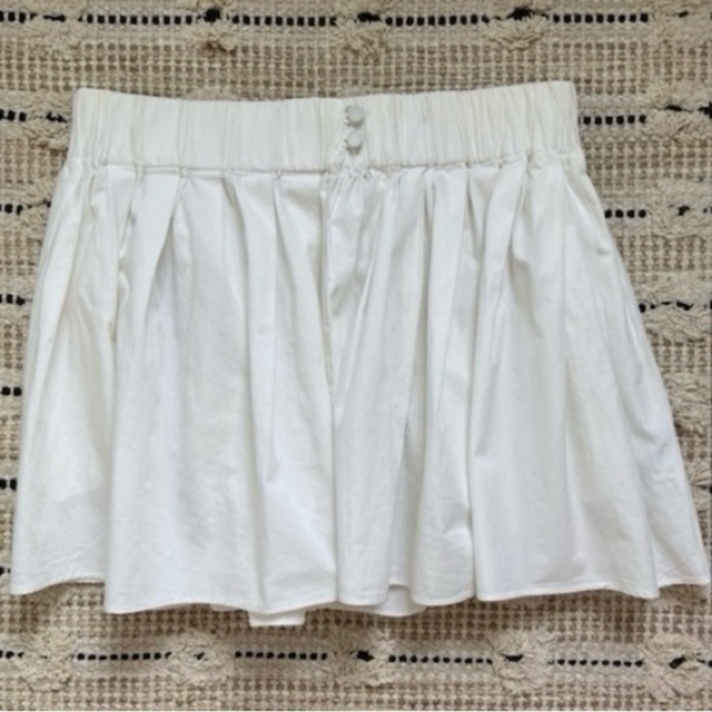 🍒Thakoon Cotton Skirt Mini Length - White - Size 4 - Great Shape - Addition line